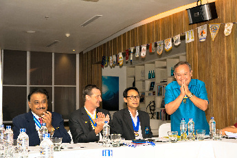 Intronisation de trois nouveaux membres Thierry CERF, Mai CERF et Alain Large.