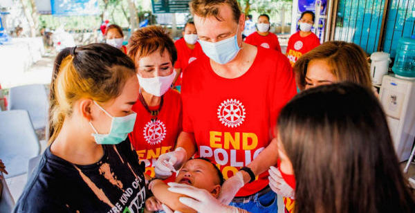 Vaccination contre la polio