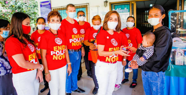 Vaccination contre la polio