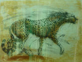 Guini lithographie Le guépard