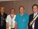Accueil officiel du Gouverneur du district 3340
